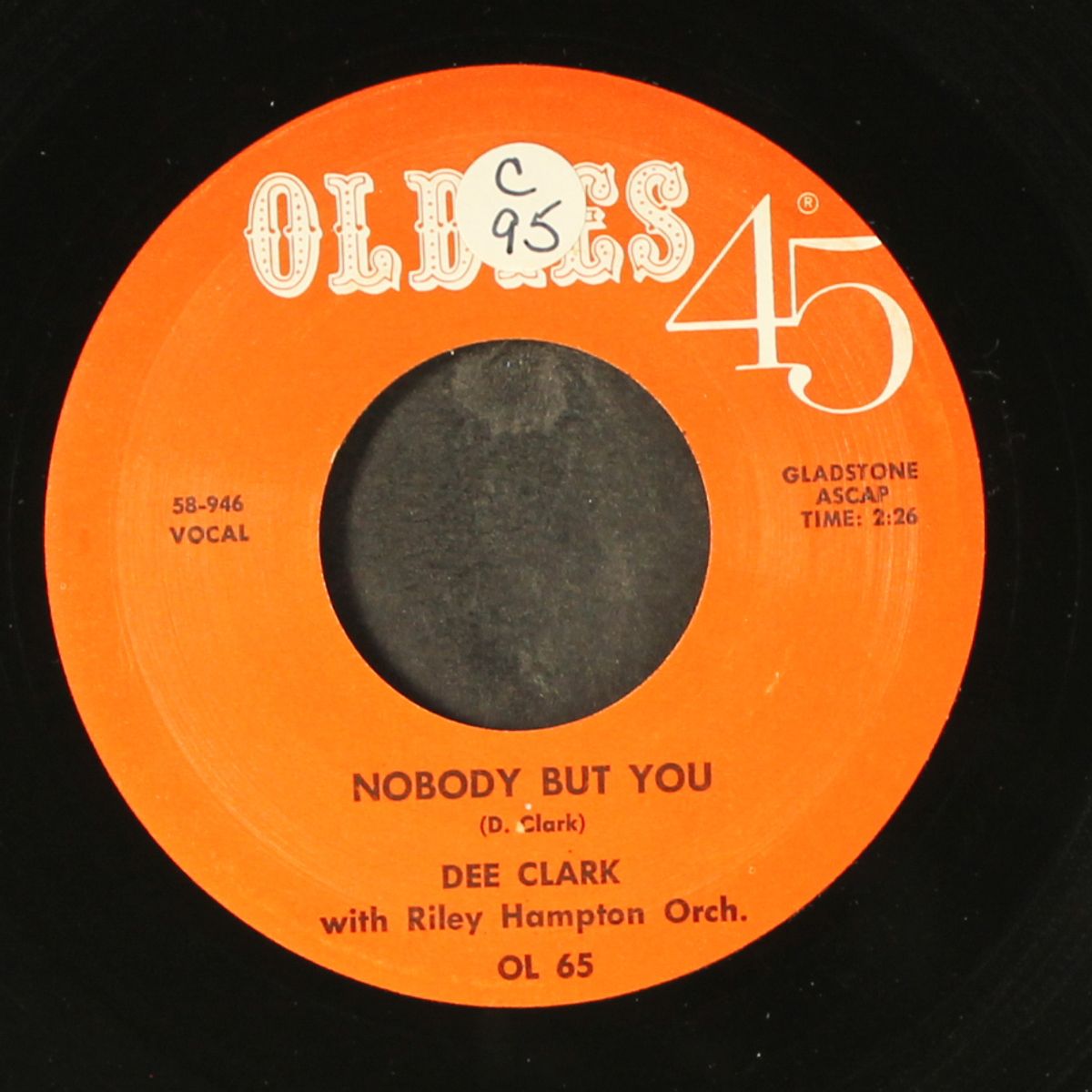 nobody but you / when i call on you by DEE CLARK