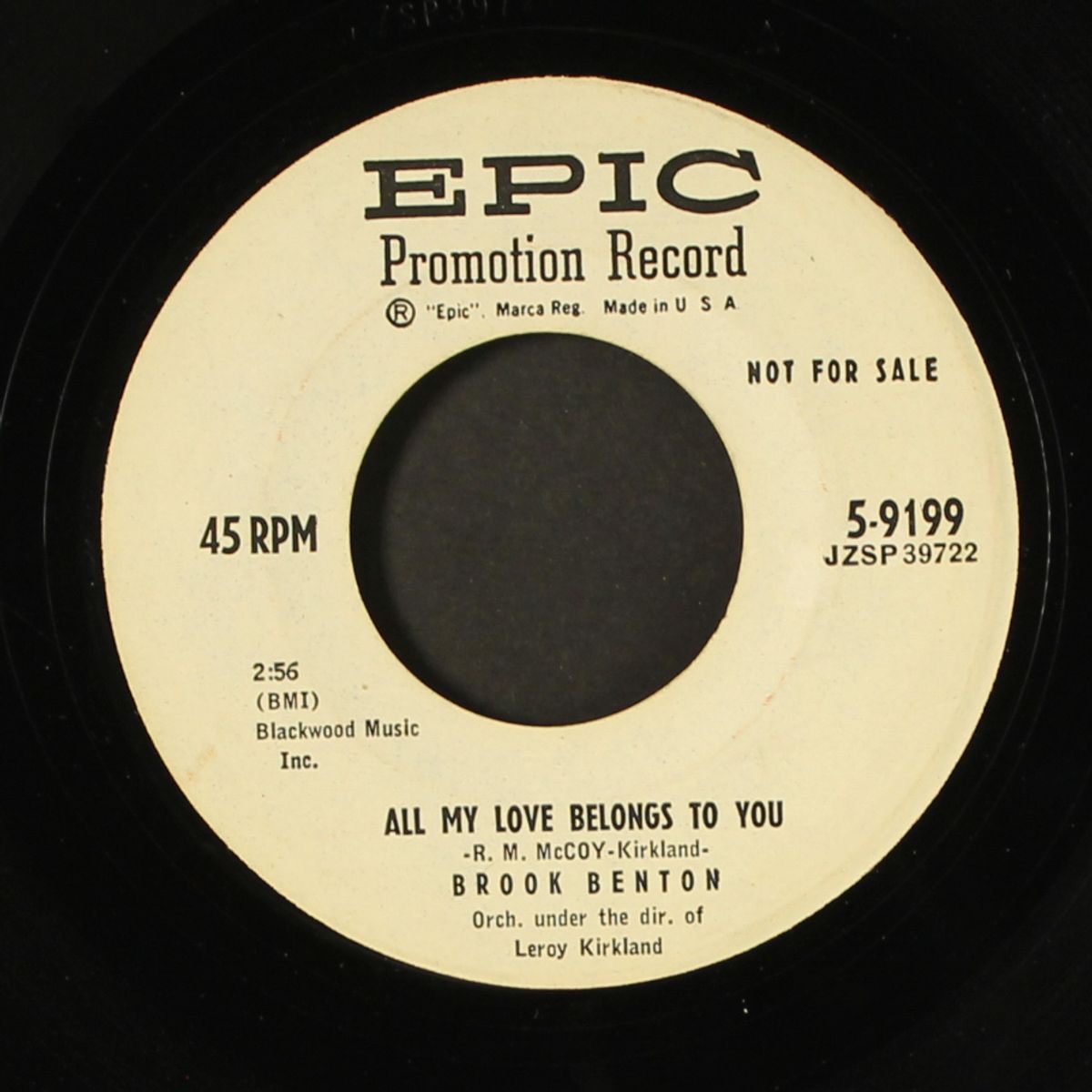 the wall / all my love belongs to you by BROOK BENTON