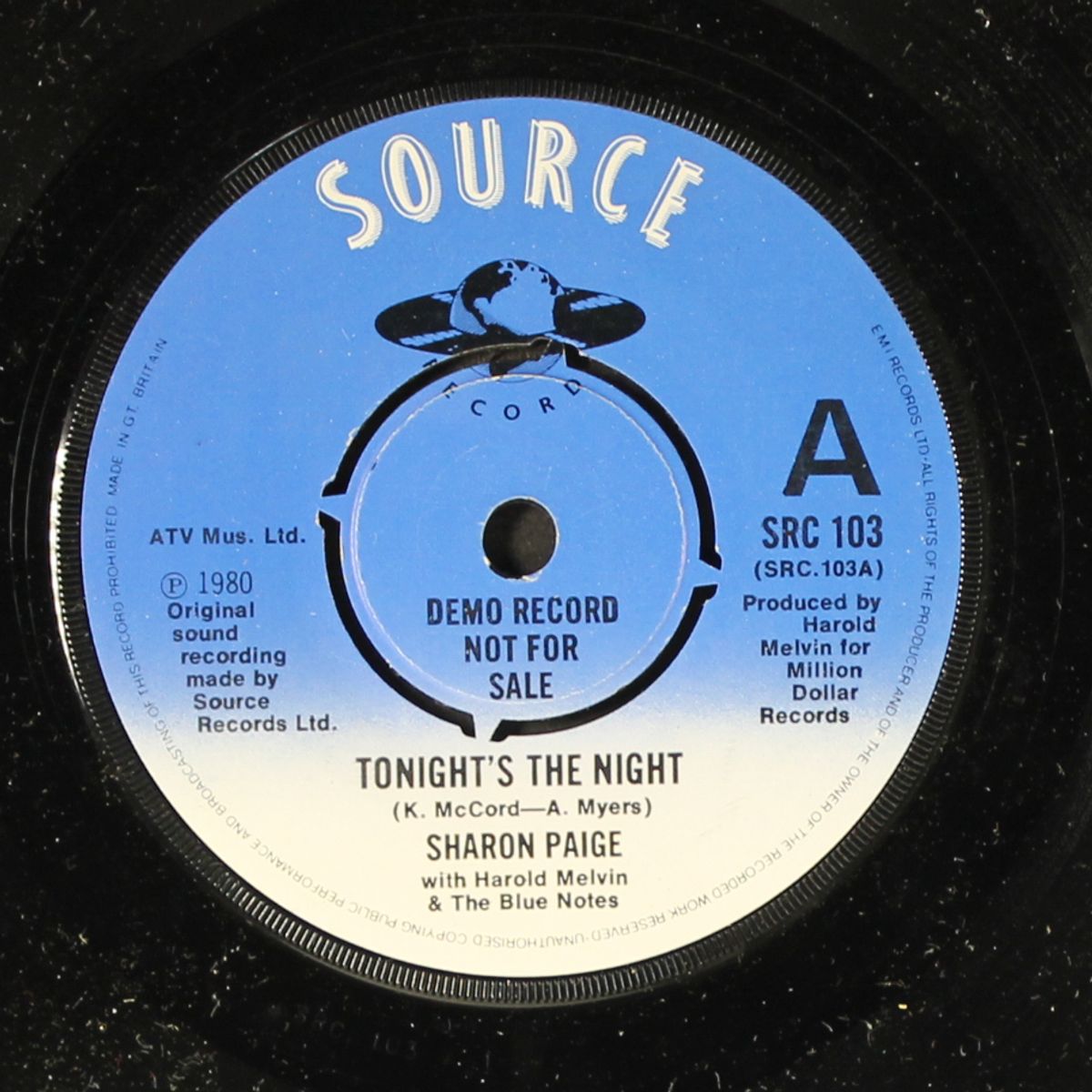 tonight's the night / your love is taking me on a journey by SHARON PAIGE W/ HAROLD MELVIN & BLUE NOTES