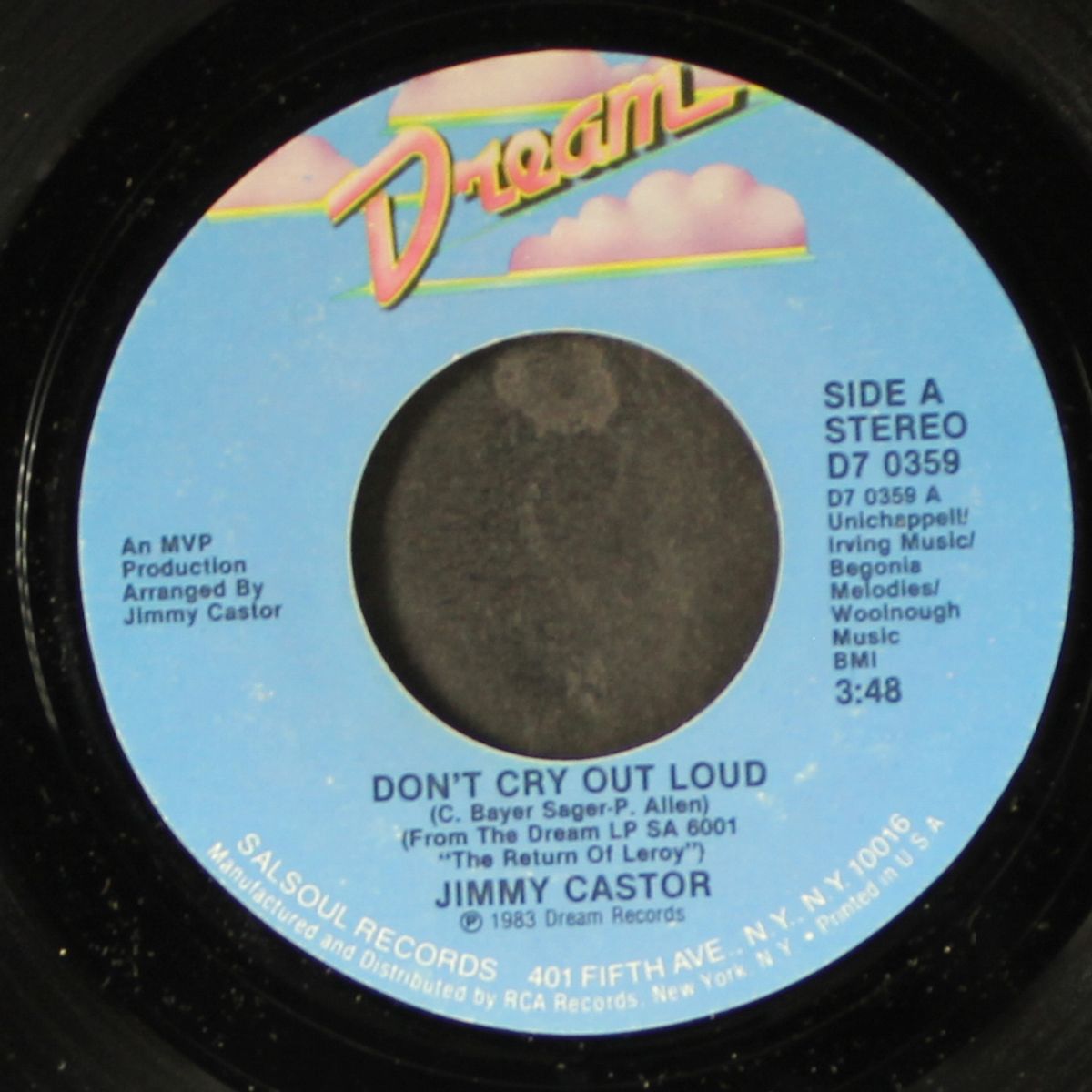 don't cry out loud / instrumental by JIMMY CASTOR