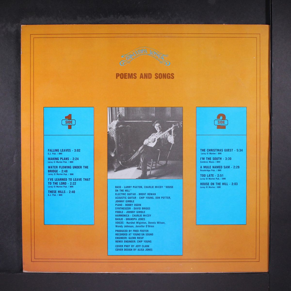 poems & songs by GRANDPA JONES