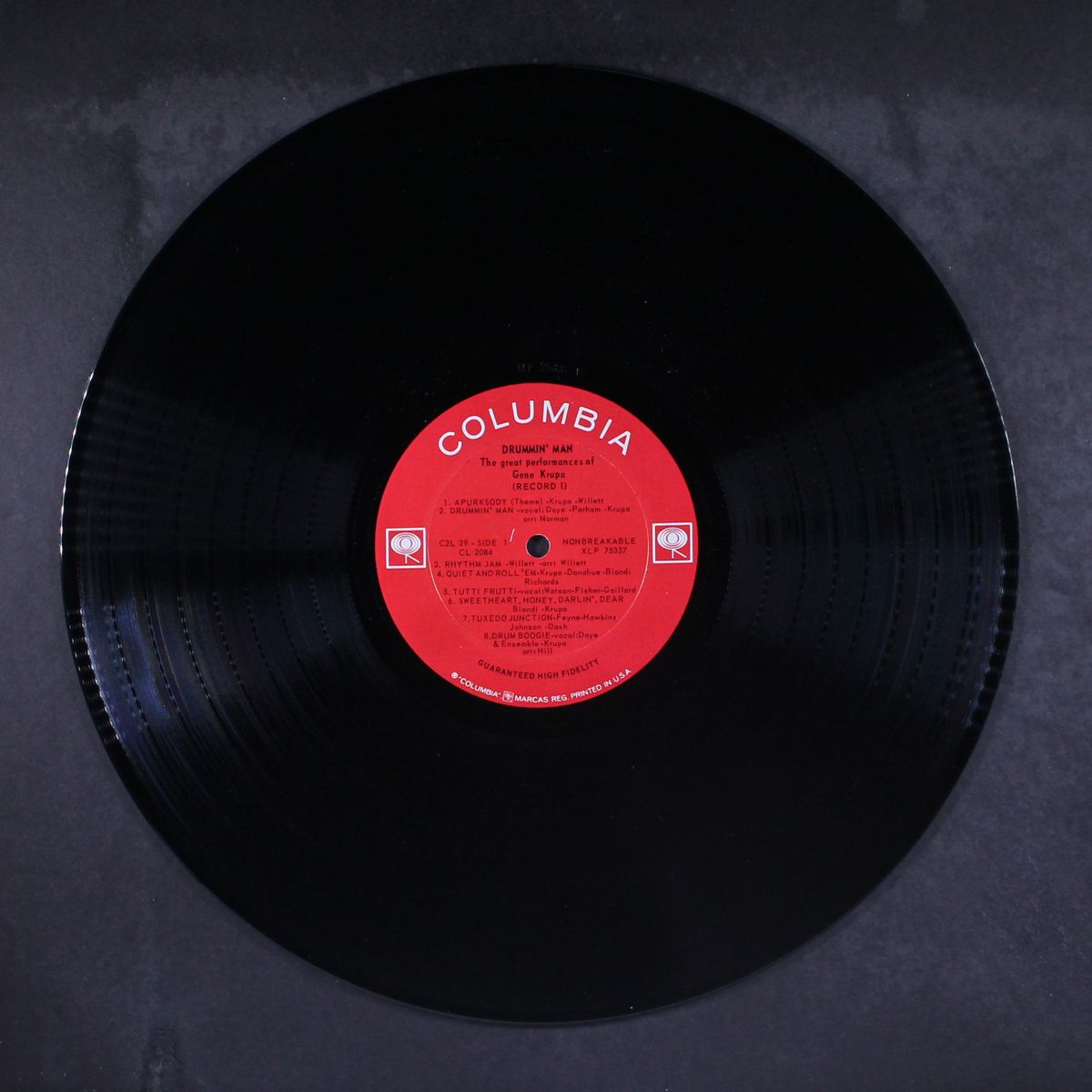 drummin' man by GENE KRUPA