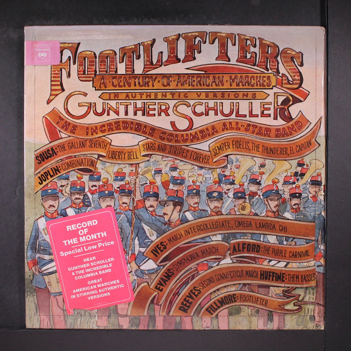 footlifters: a century of american marches by GUNTHER SCHULLER & THE INCREDIBLE COLUMBIA ALL-S