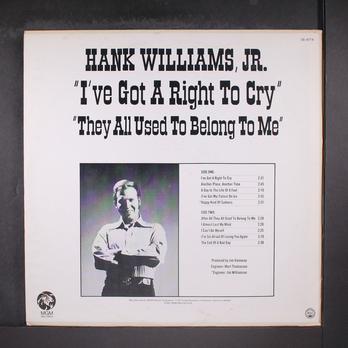 i've got a right to cry by HANK WILLIAMS, JR.