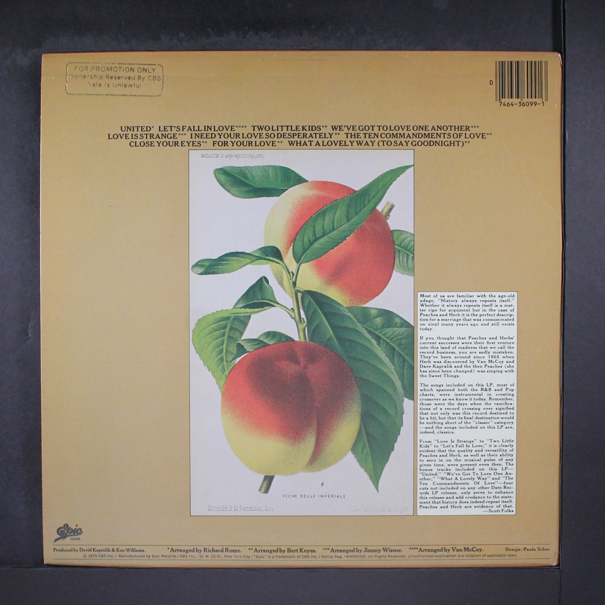 greatest hits by PEACHES & HERB