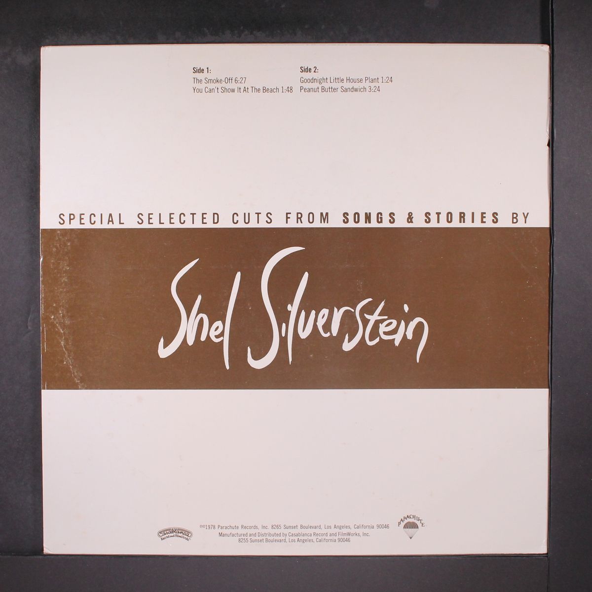 songs and stories promo sampler by SHEL SILVERSTEIN