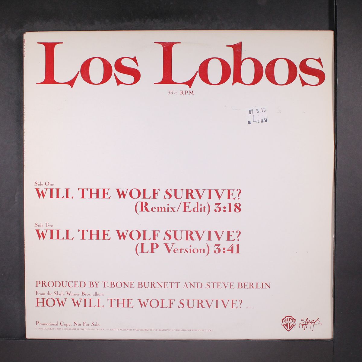 will the wolf survive? (remix) by LOS LOBOS