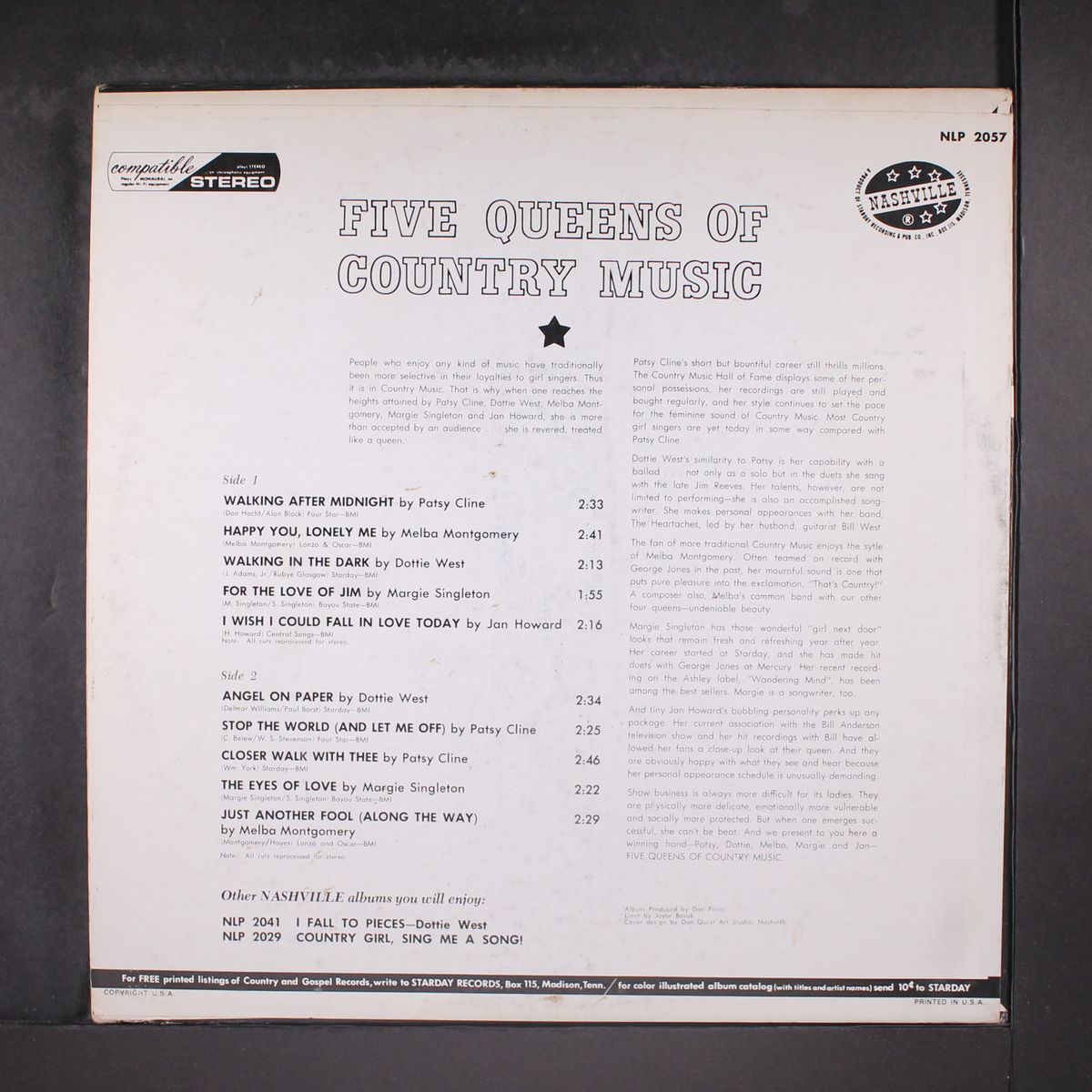 five queens of country music by VARIOUS