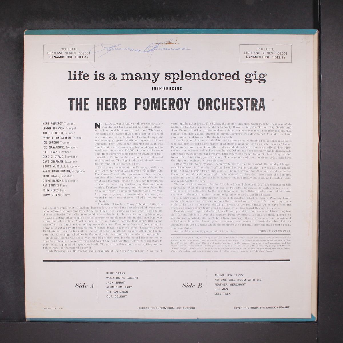 life is a many splendored gig by HERB POMEROY