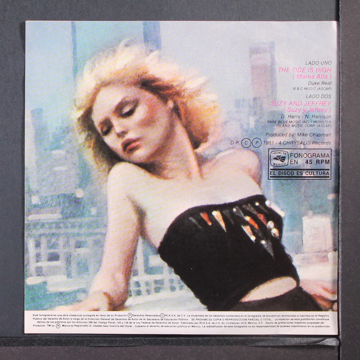 the tide is high / suzy and jeffrey by BLONDIE