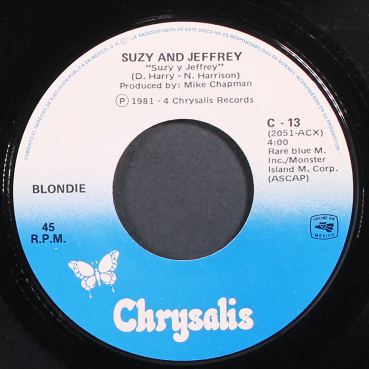 the tide is high / suzy and jeffrey by BLONDIE