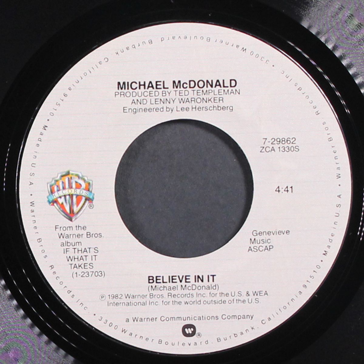 i gotta try / believe in it by MICHAEL MCDONALD