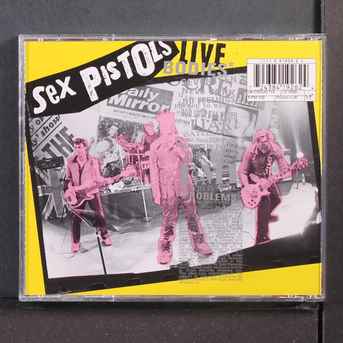filthy lucre live by SEX PISTOLS