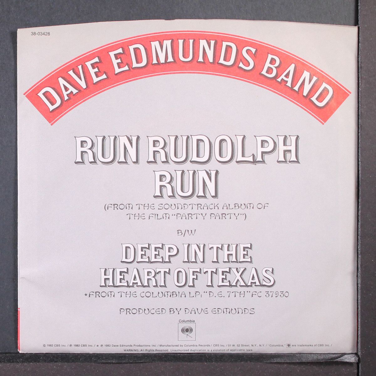 run rudolph run / deep in the heart of texas by DAVE EDMUNDS BAND