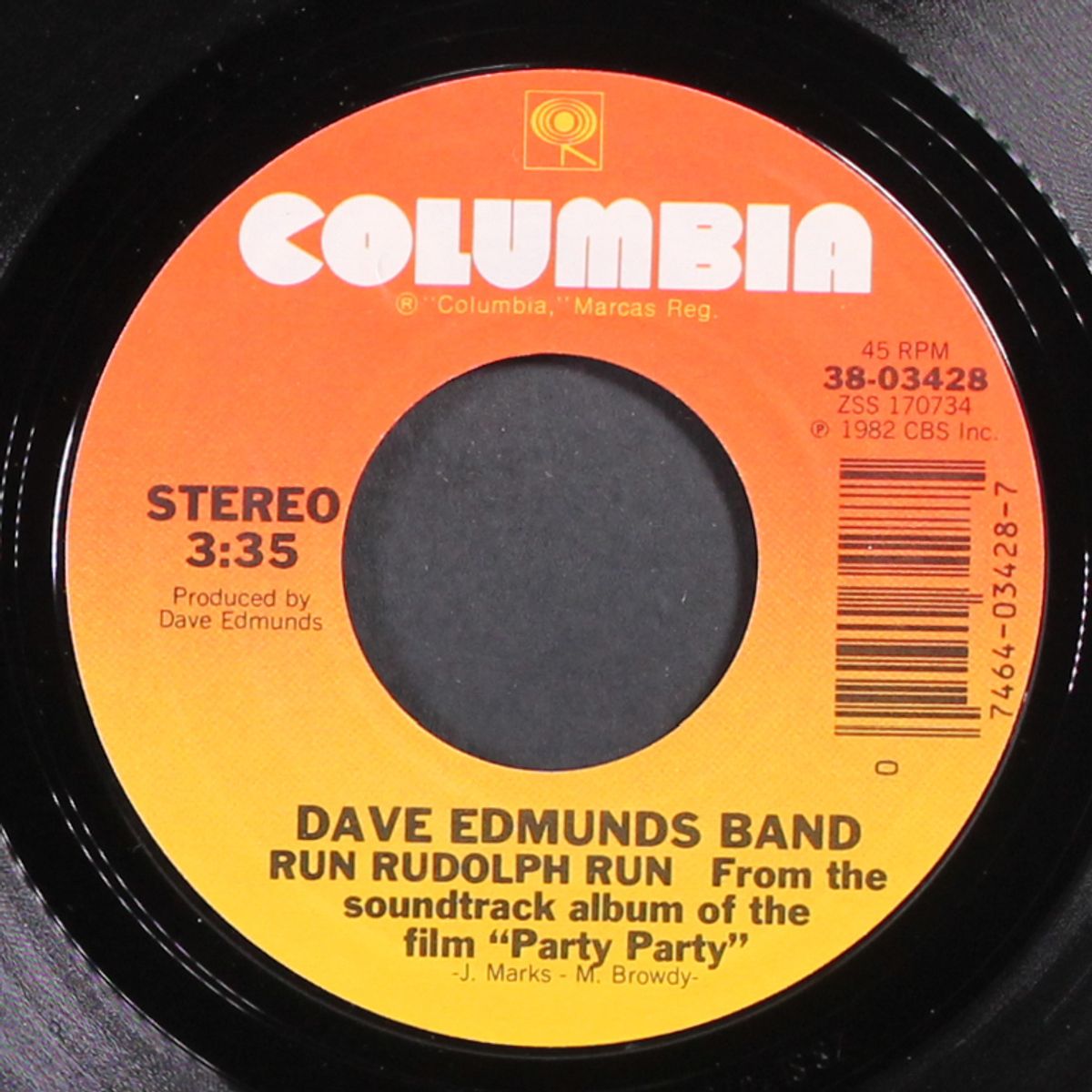 run rudolph run / deep in the heart of texas by DAVE EDMUNDS BAND