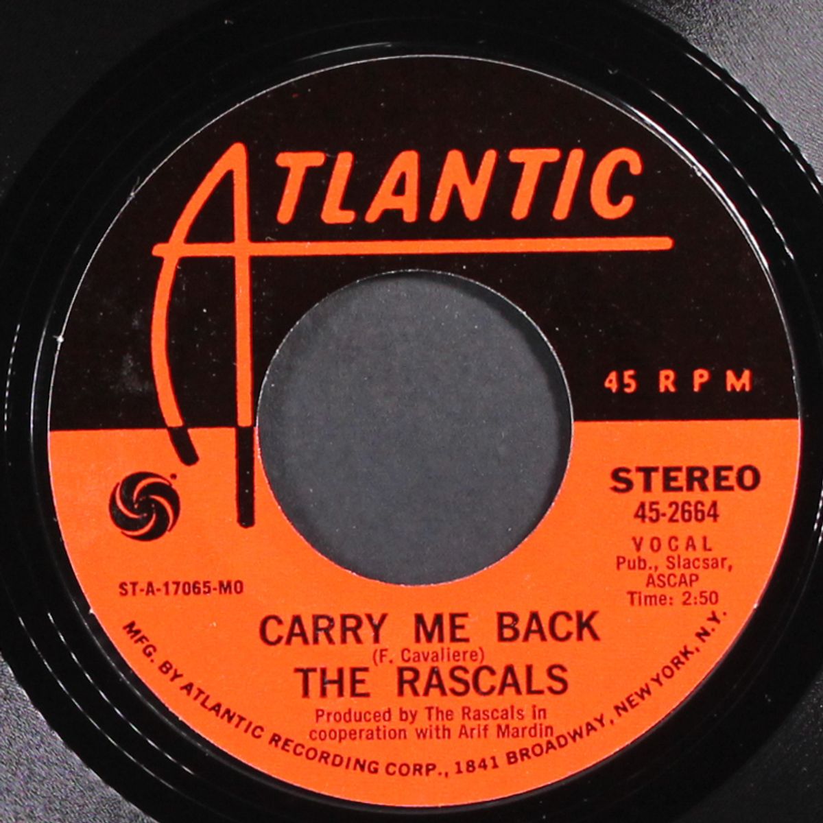 carry me back / real thing by RASCALS