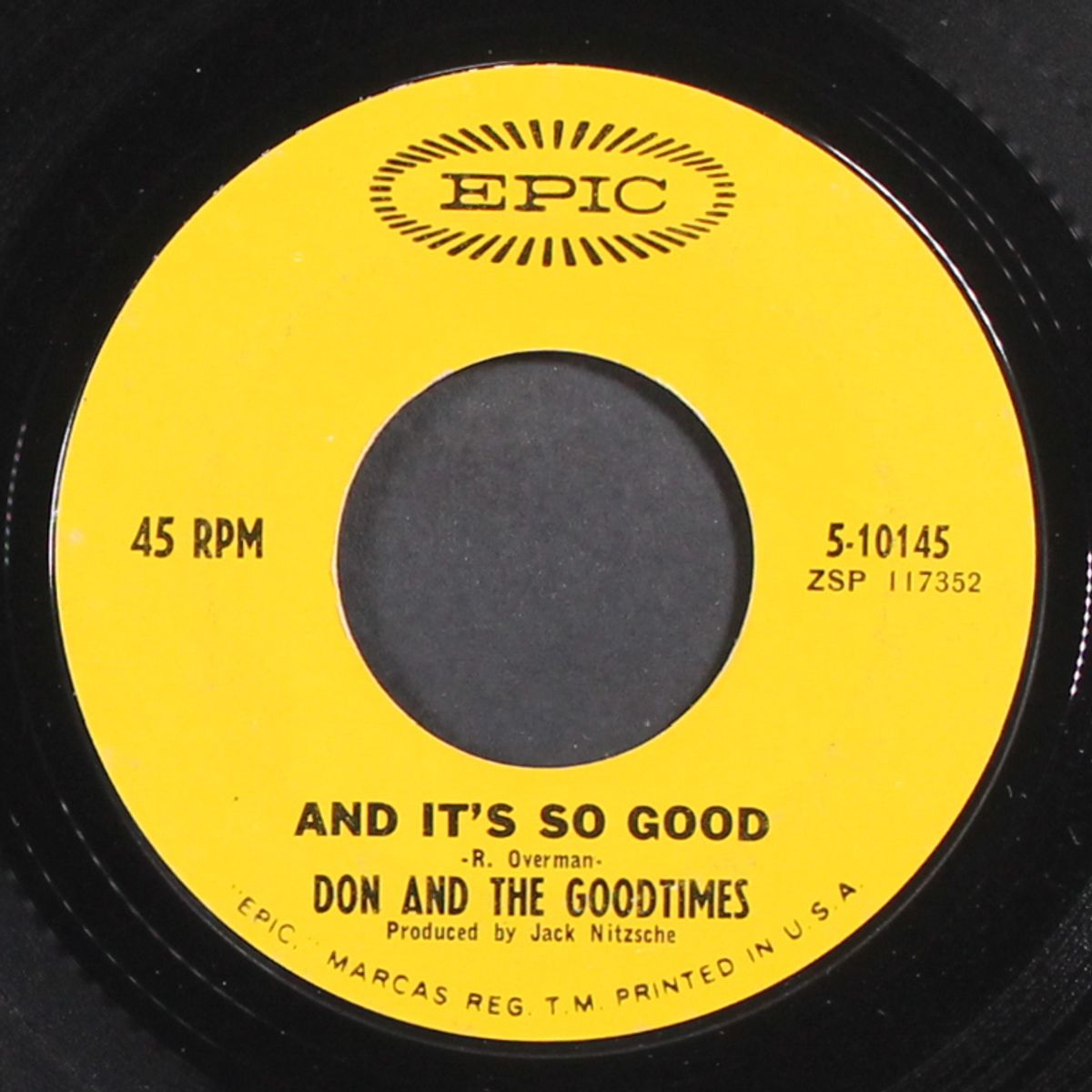 i could be so good to you / and its so good by DON & GOODTIMES