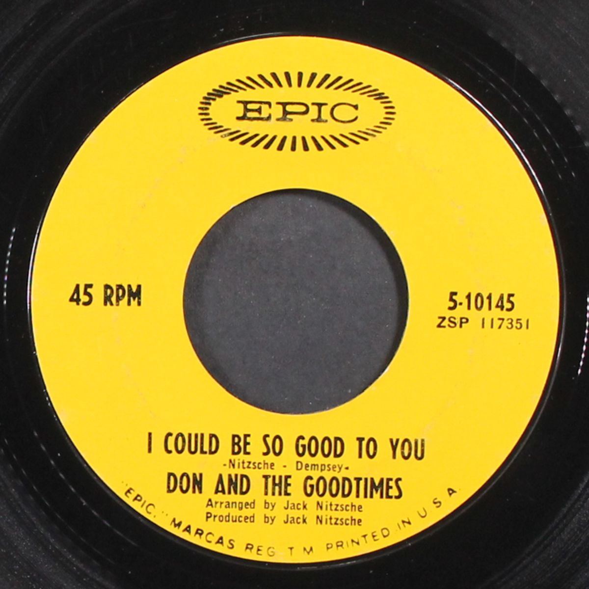 i could be so good to you / and its so good by DON & GOODTIMES