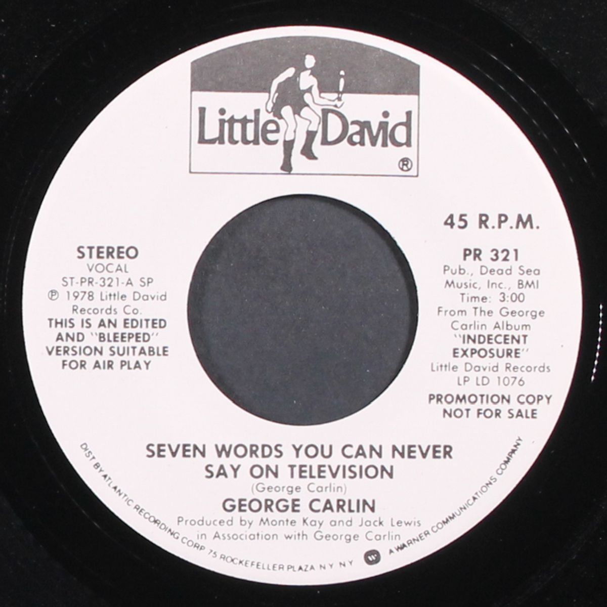 seven words you can never say on television by GEORGE CARLIN