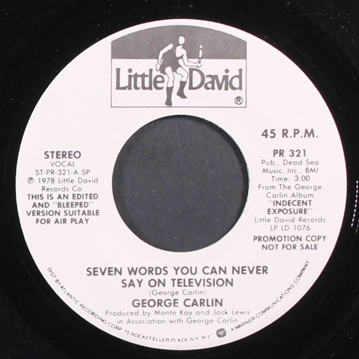 seven words you can never say on television by GEORGE CARLIN