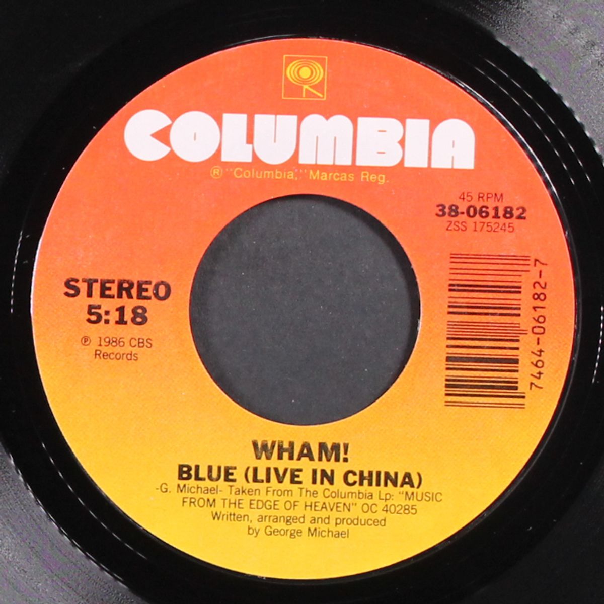 edge of heaven / blue (live in china) by WHAM!