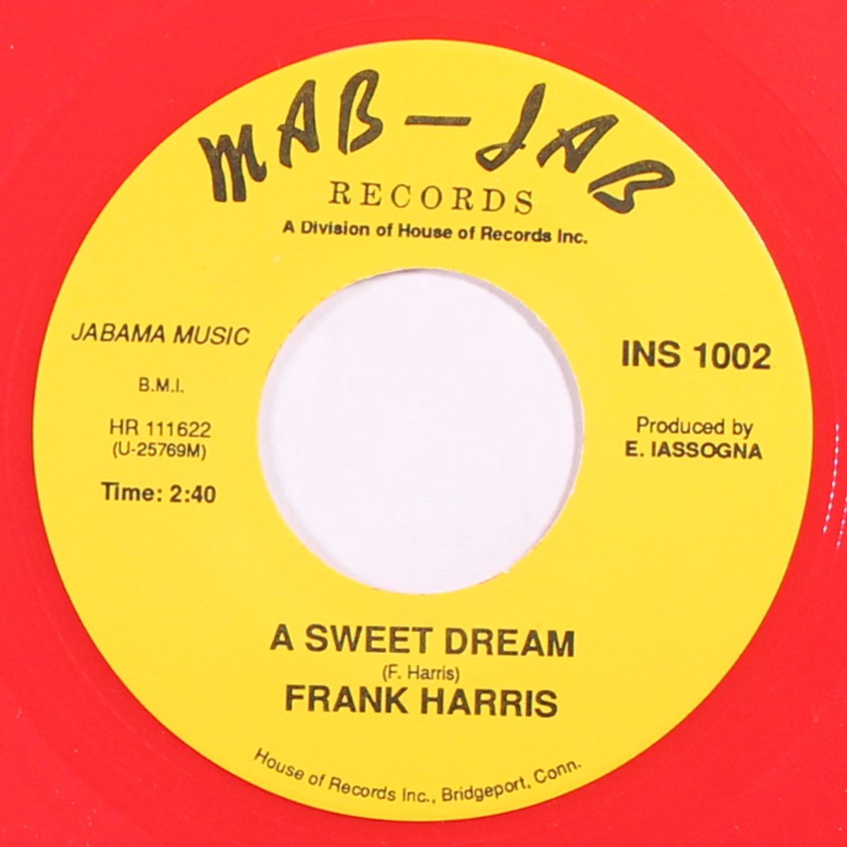a sweet dream / my sweet love by FRANK HARRIS & GRP