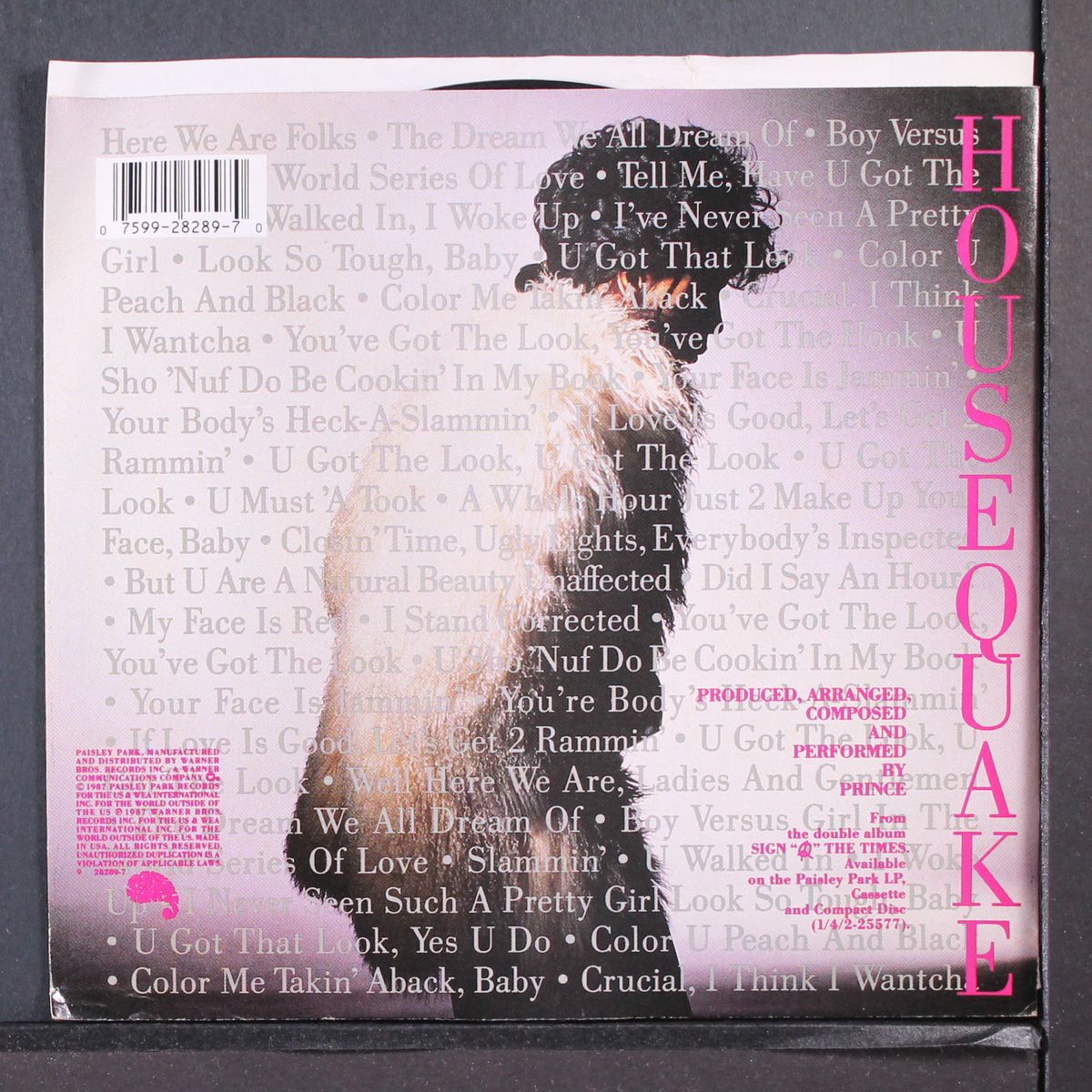 u got the look / housequake by PRINCE