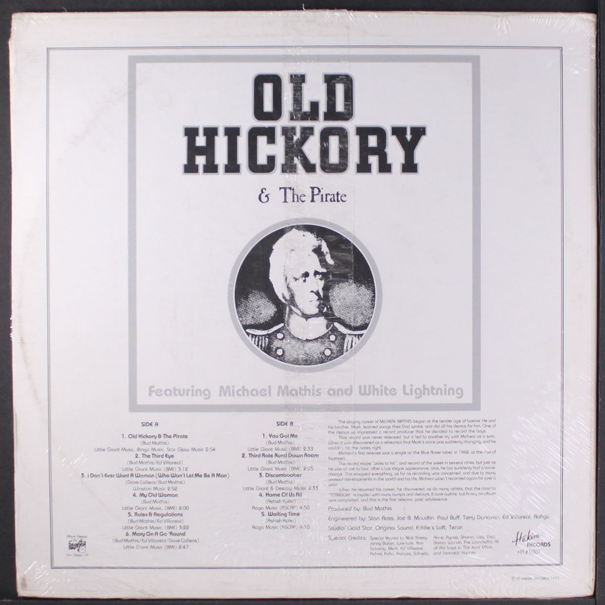 old hickory & the pirate by MICHAEL MATHIS & WHITE LIGHTNING