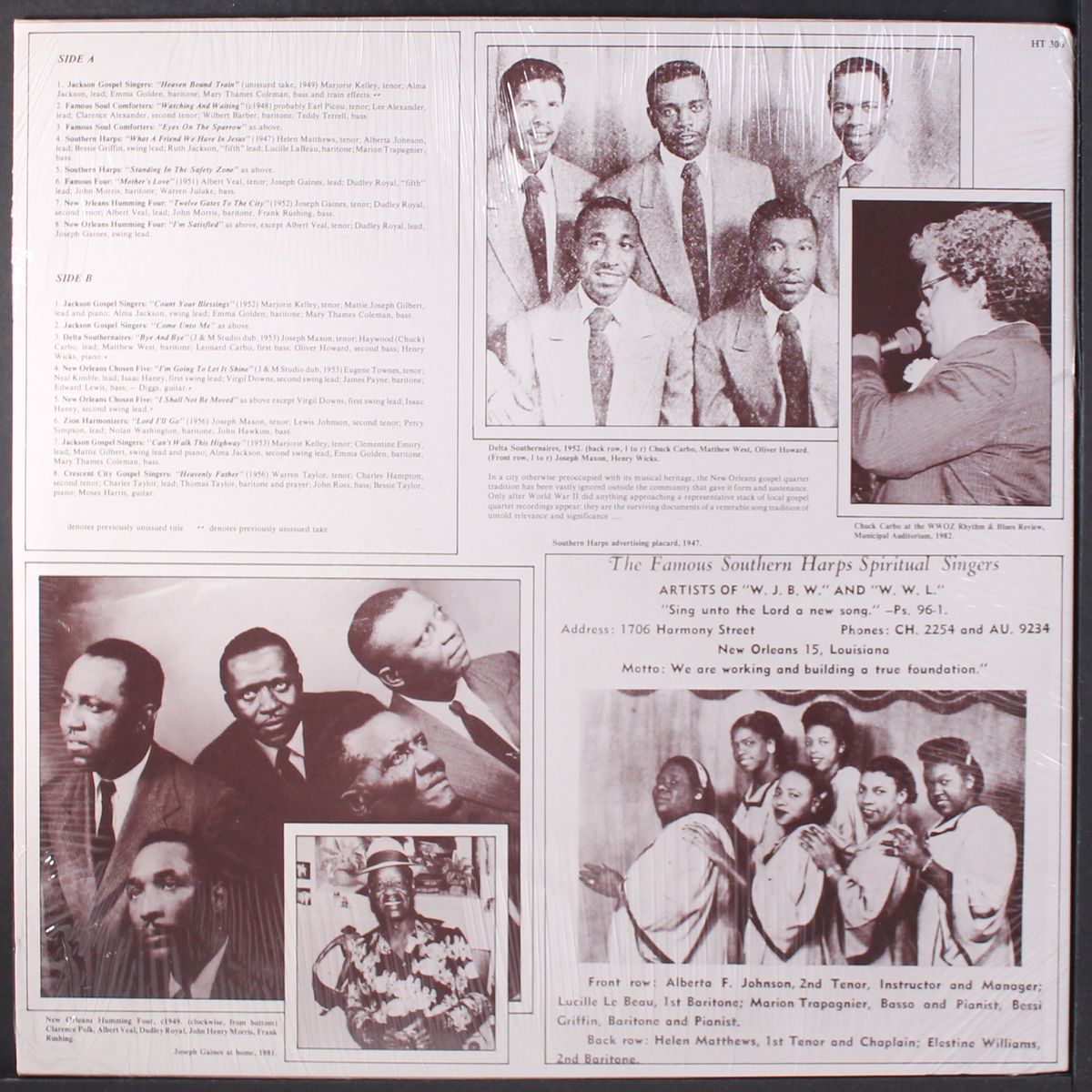new orleans gospel quartets 1947-1956 by VARIOUS