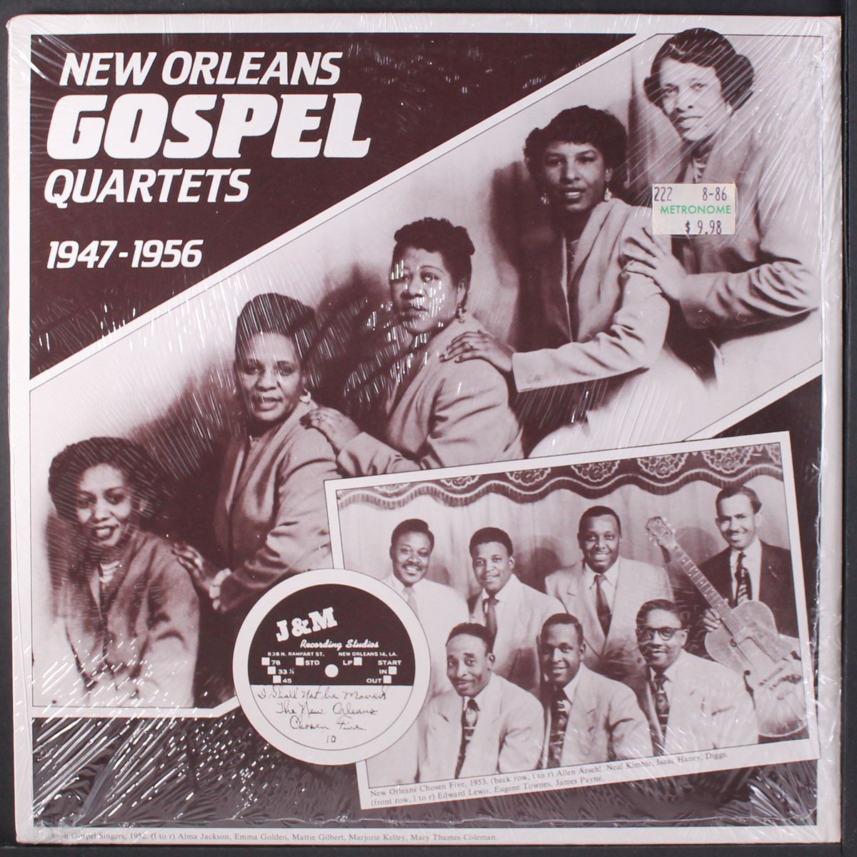 new orleans gospel quartets 1947-1956 by VARIOUS
