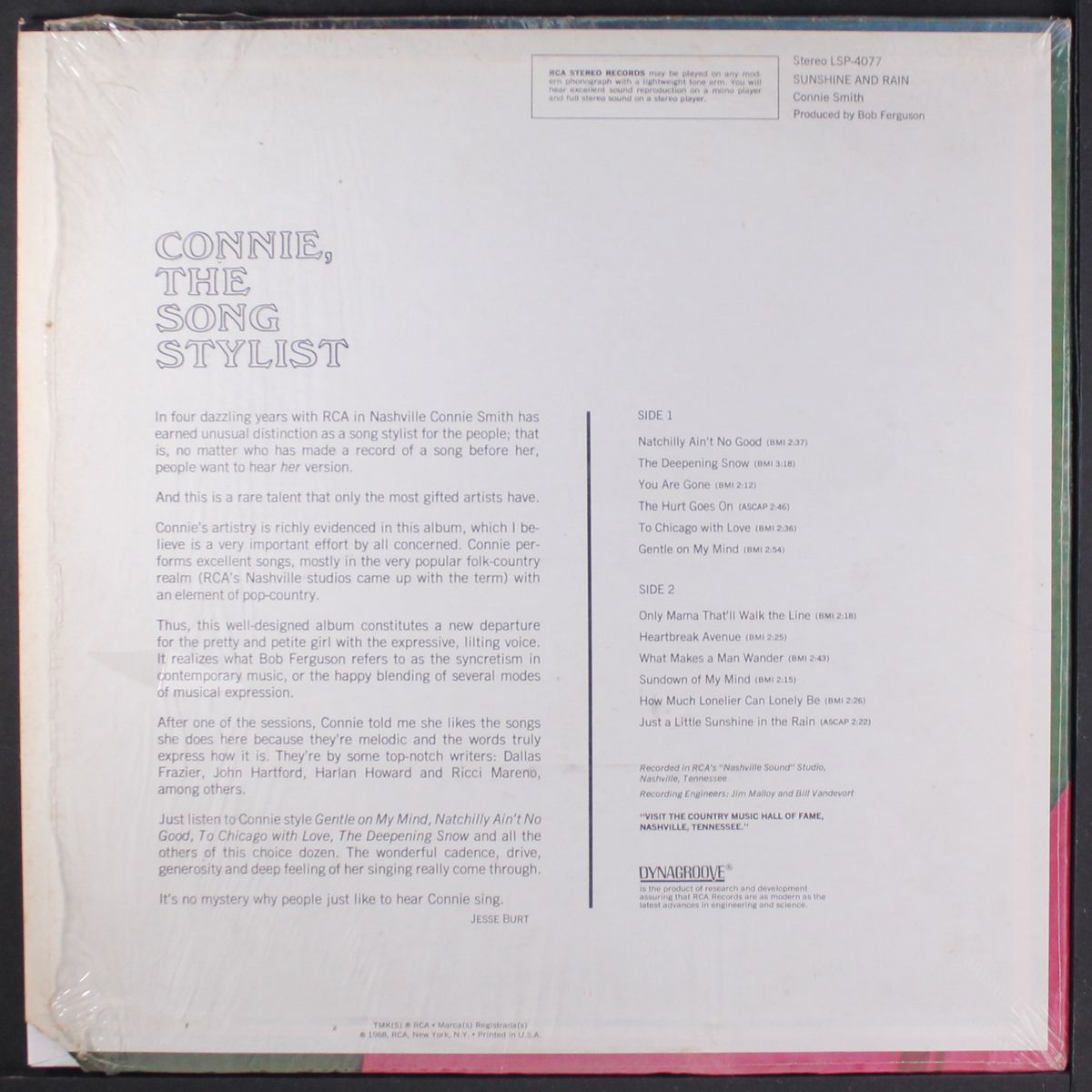 sunshine and rain by CONNIE SMITH
