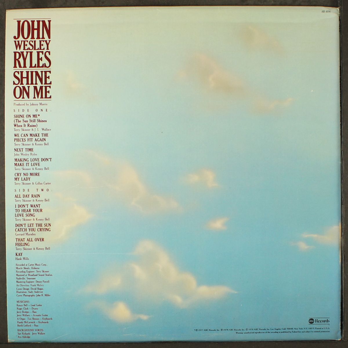 shine on me by JOHN WESLEY RYLES