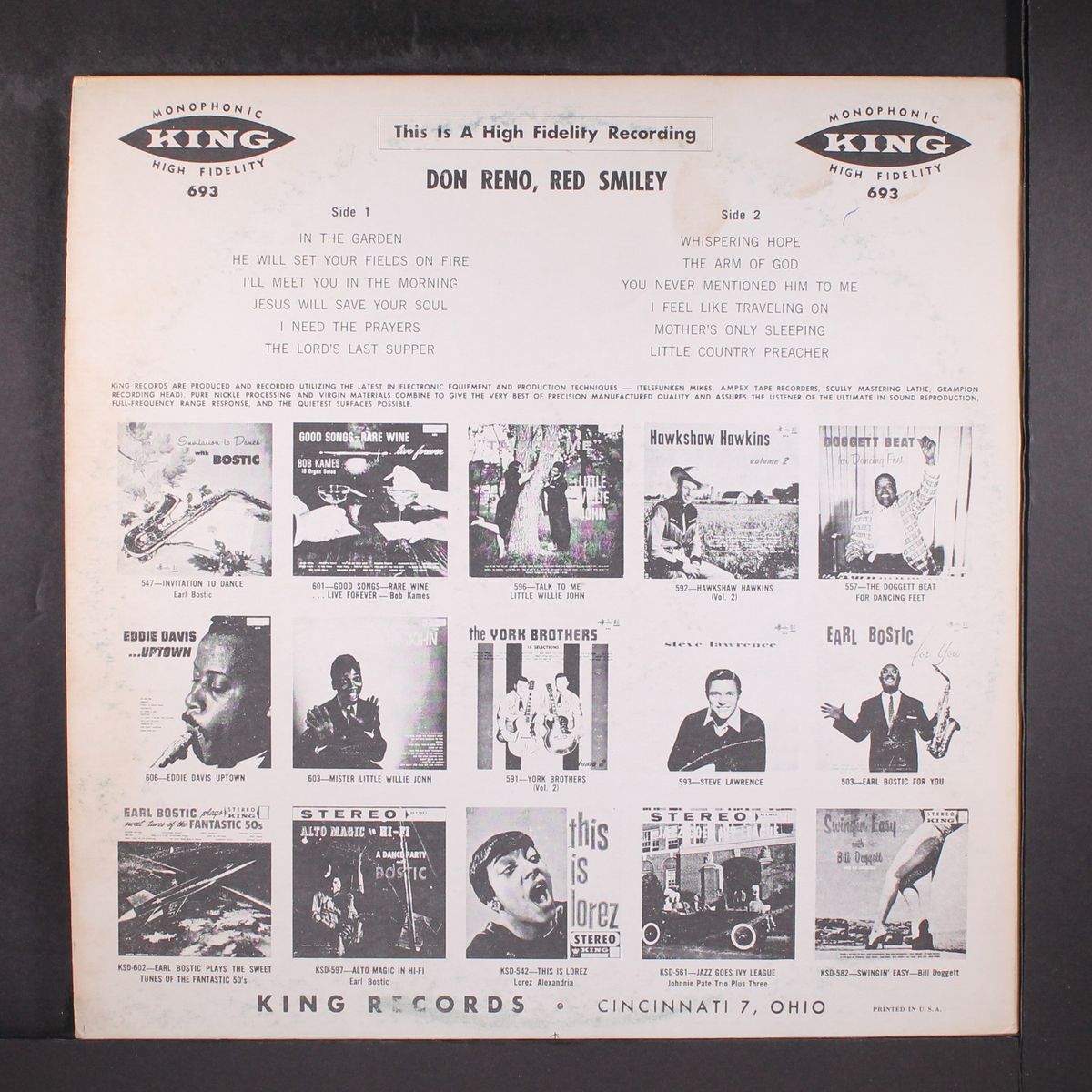 hymns sacred gospel songs by RENO & SMILEY
