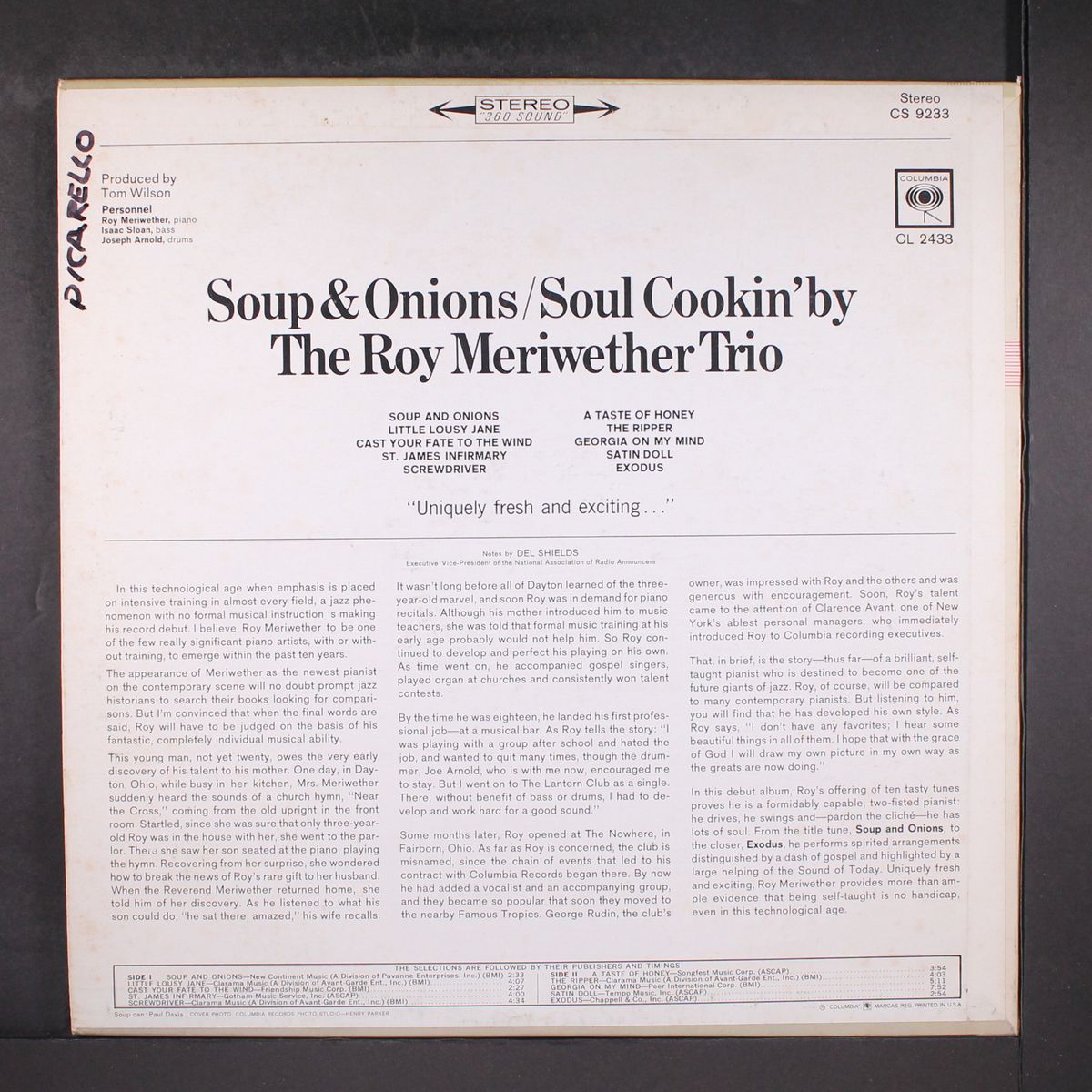 soup & onions/soul cookin' by ROY MERIWETHER