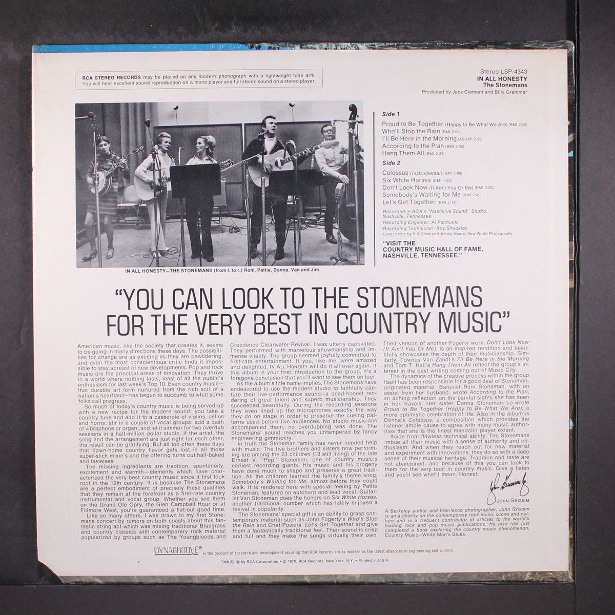 in all honesty by STONEMANS