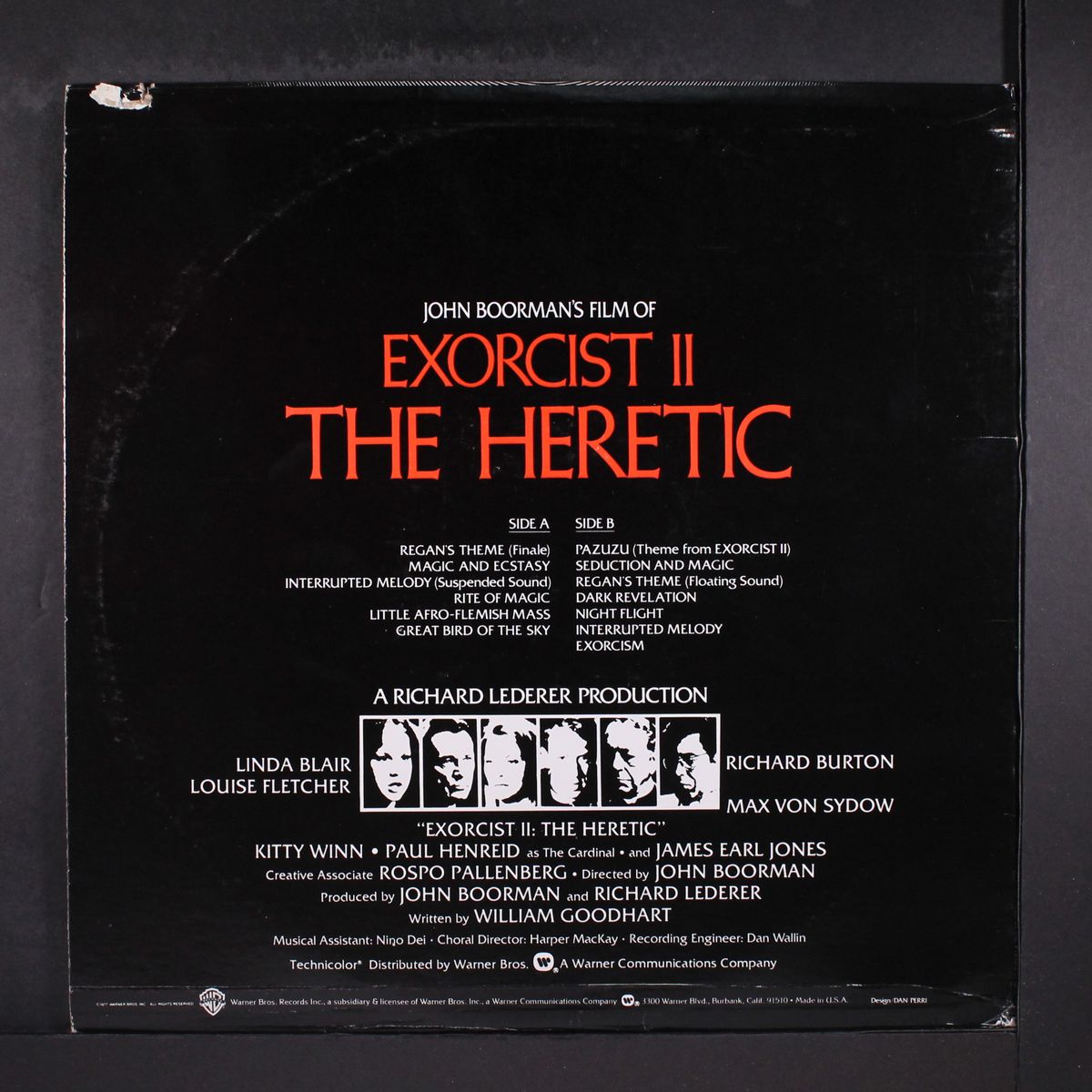 exorcist 2: the heretic by ENNIO MORRICONE