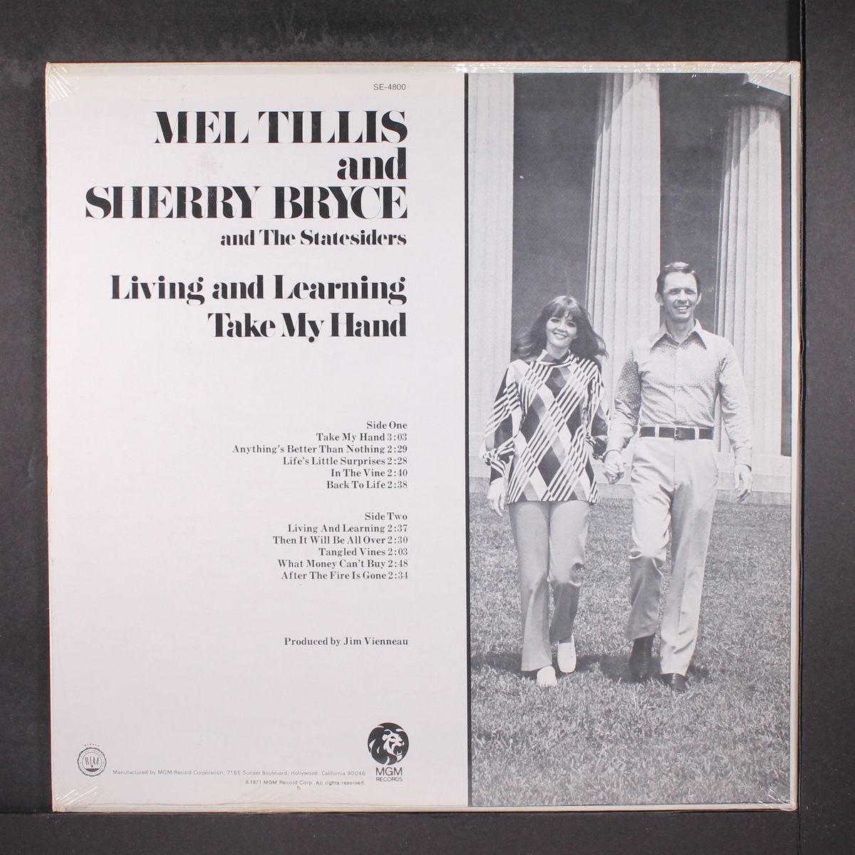 living and learning/take my hand by MEL TILLIS & SHERRY BRYCE
