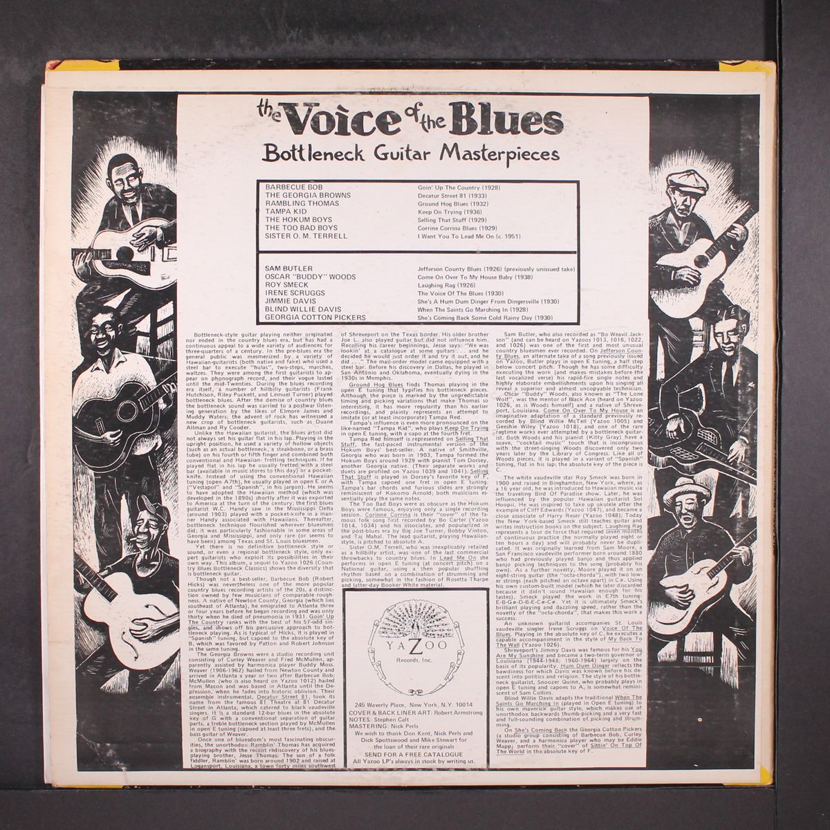 the voice of the blues, bottleneck guitar masterpieces by VARIOUS