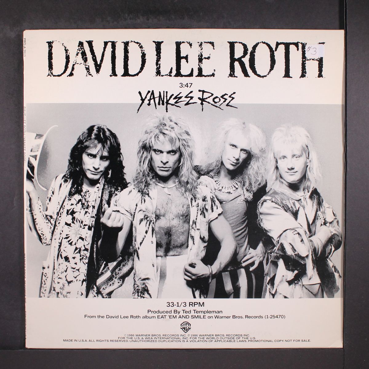 yankee rose / same by DAVID LEE ROTH