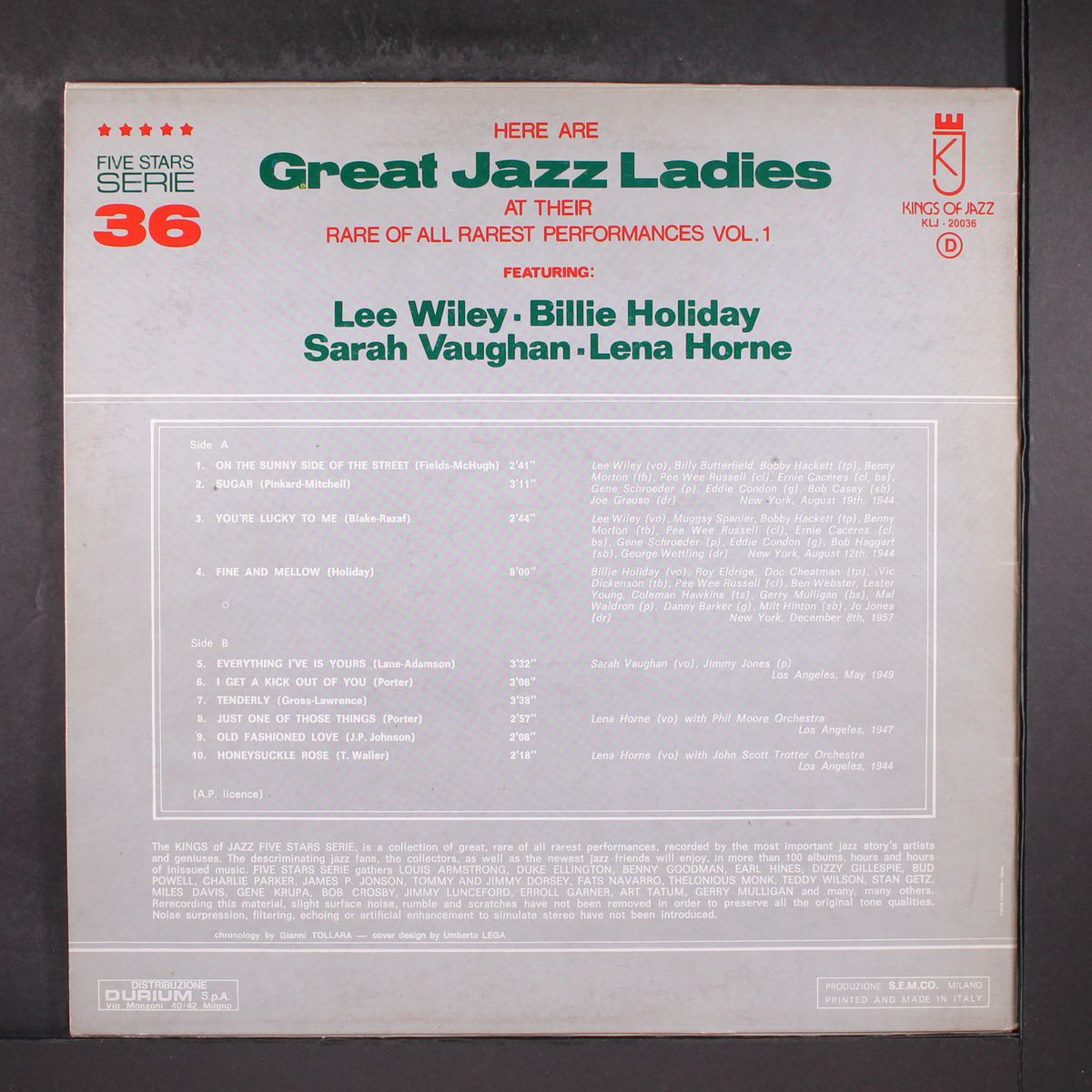 great jazz ladies, vol. 1 by VARIOUS