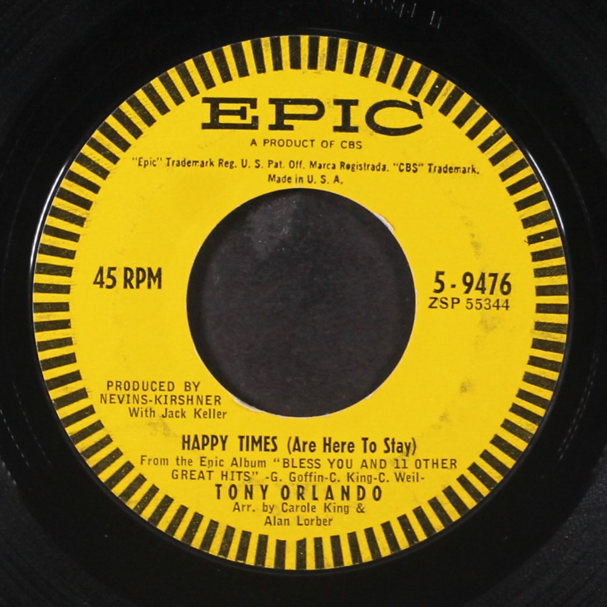 happy times by TONY ORLANDO