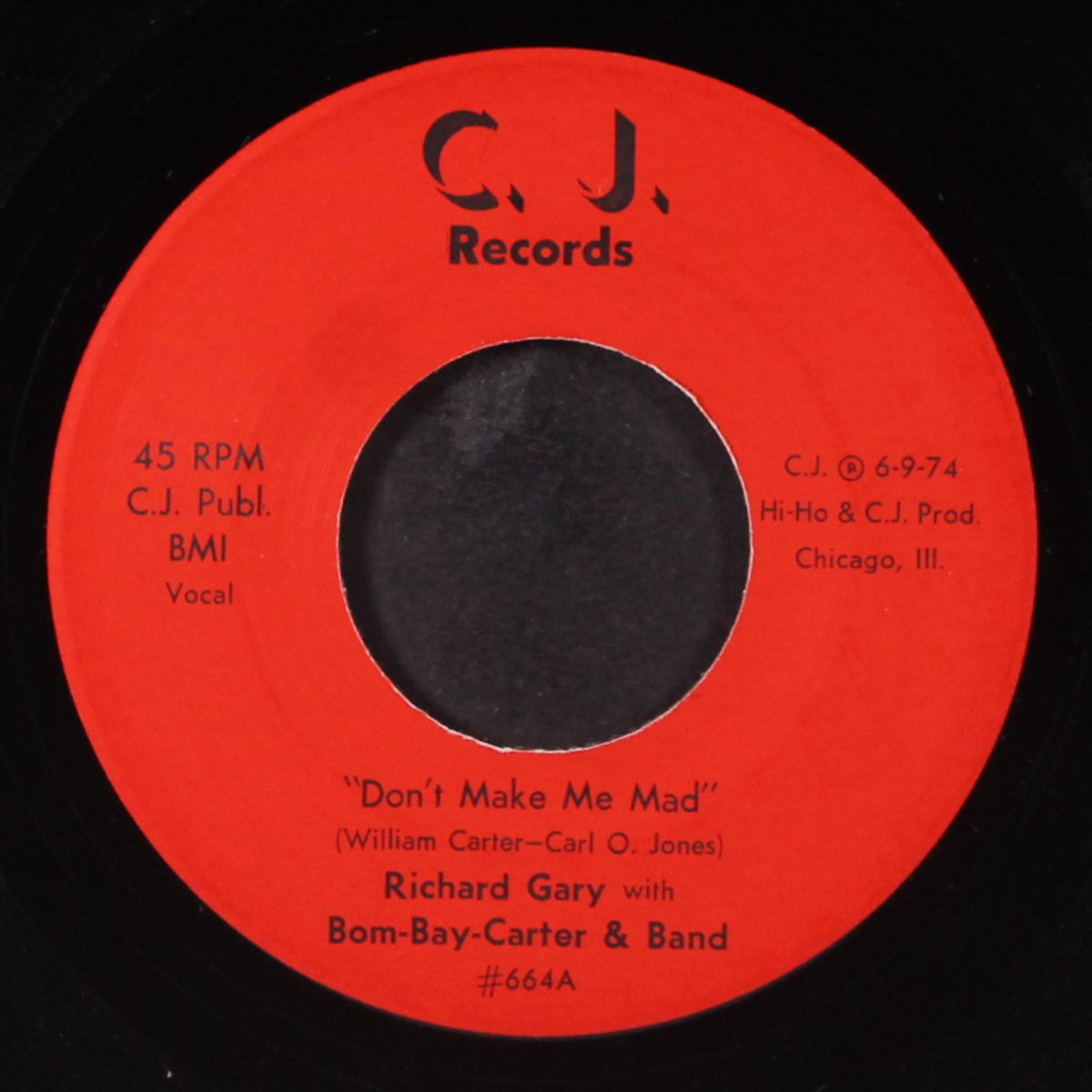 going out west / dont make me mad by RICHARD GARY