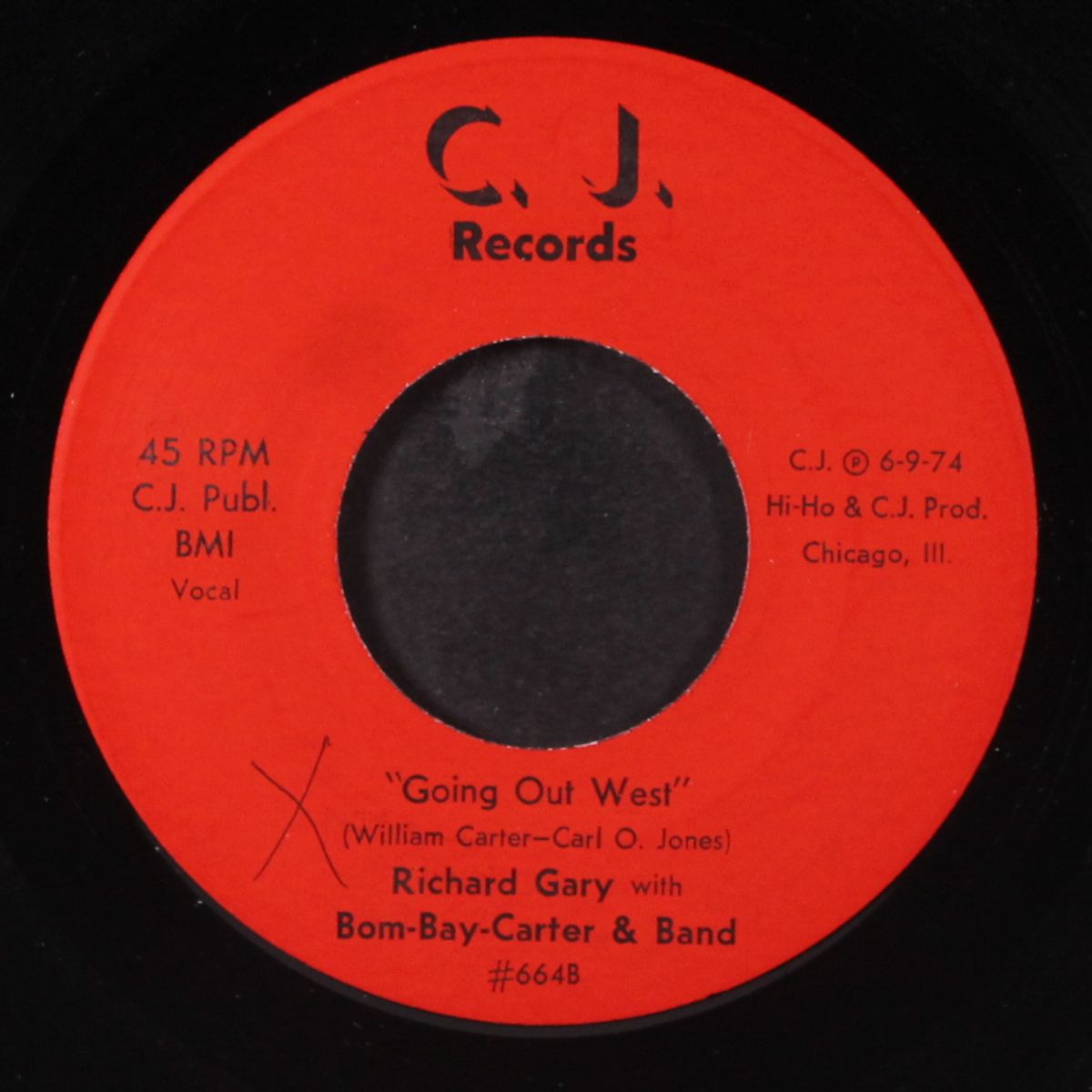 going out west / dont make me mad by RICHARD GARY