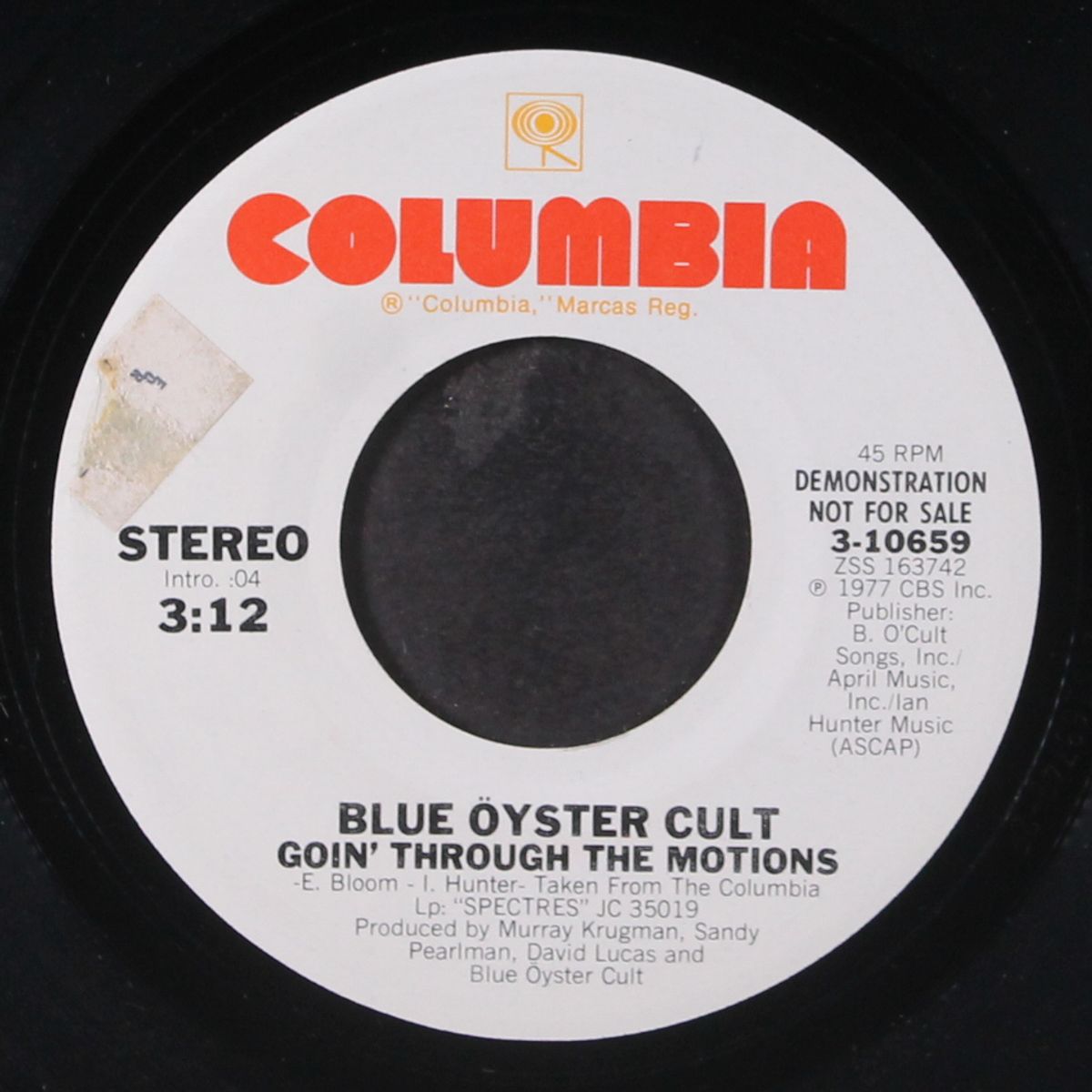 goin' through the motions / mono by BLUE OYSTER CULT