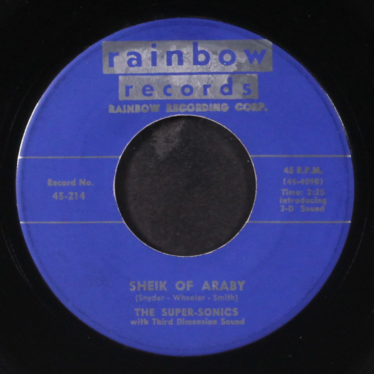 new guitar boogie shuffle / the sheik of araby by SUPER-SONICS