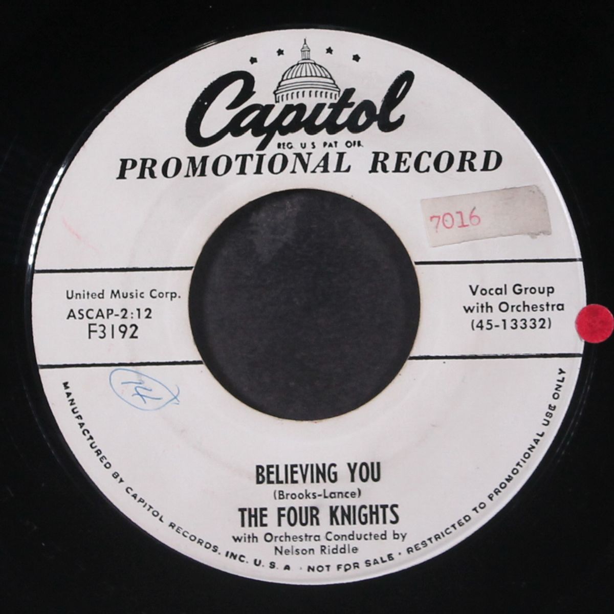 believing you / don't sit under the apple tree by FOUR KNIGHTS