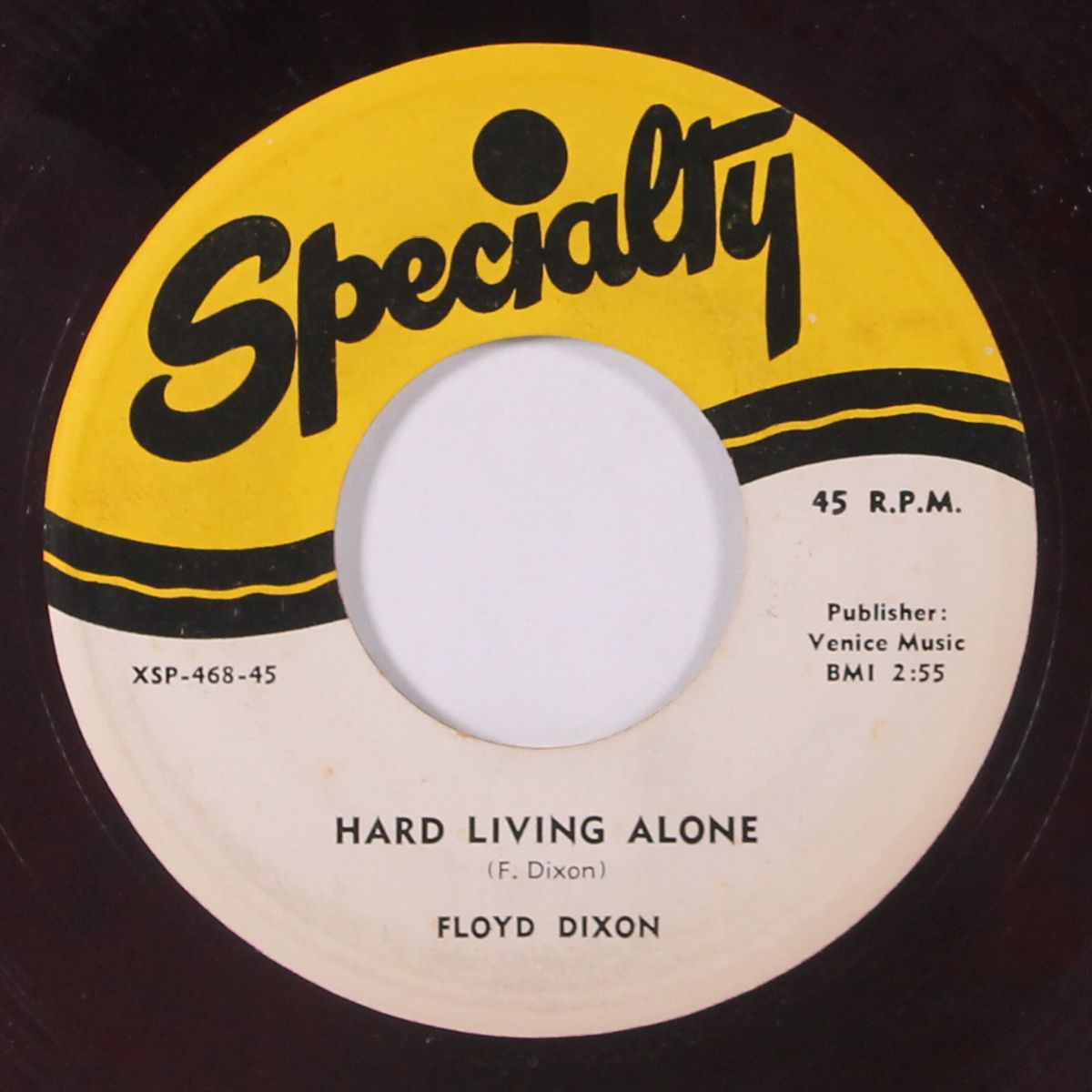 hard living alone / please don't go by FLOYD DIXON