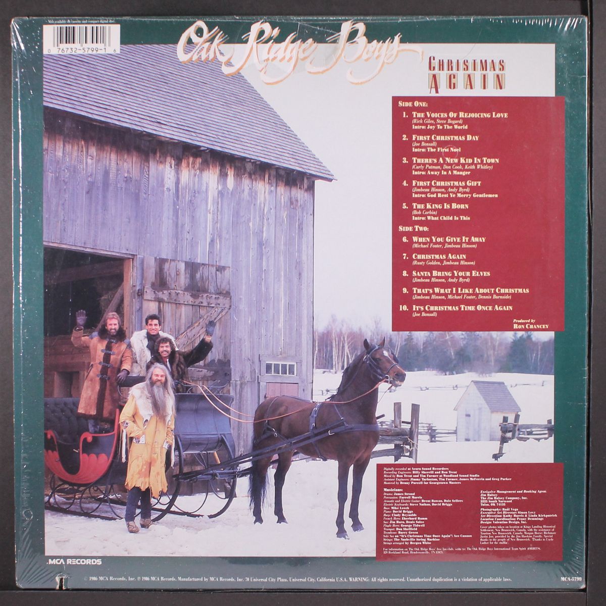 christmas again by OAK RIDGE BOYS