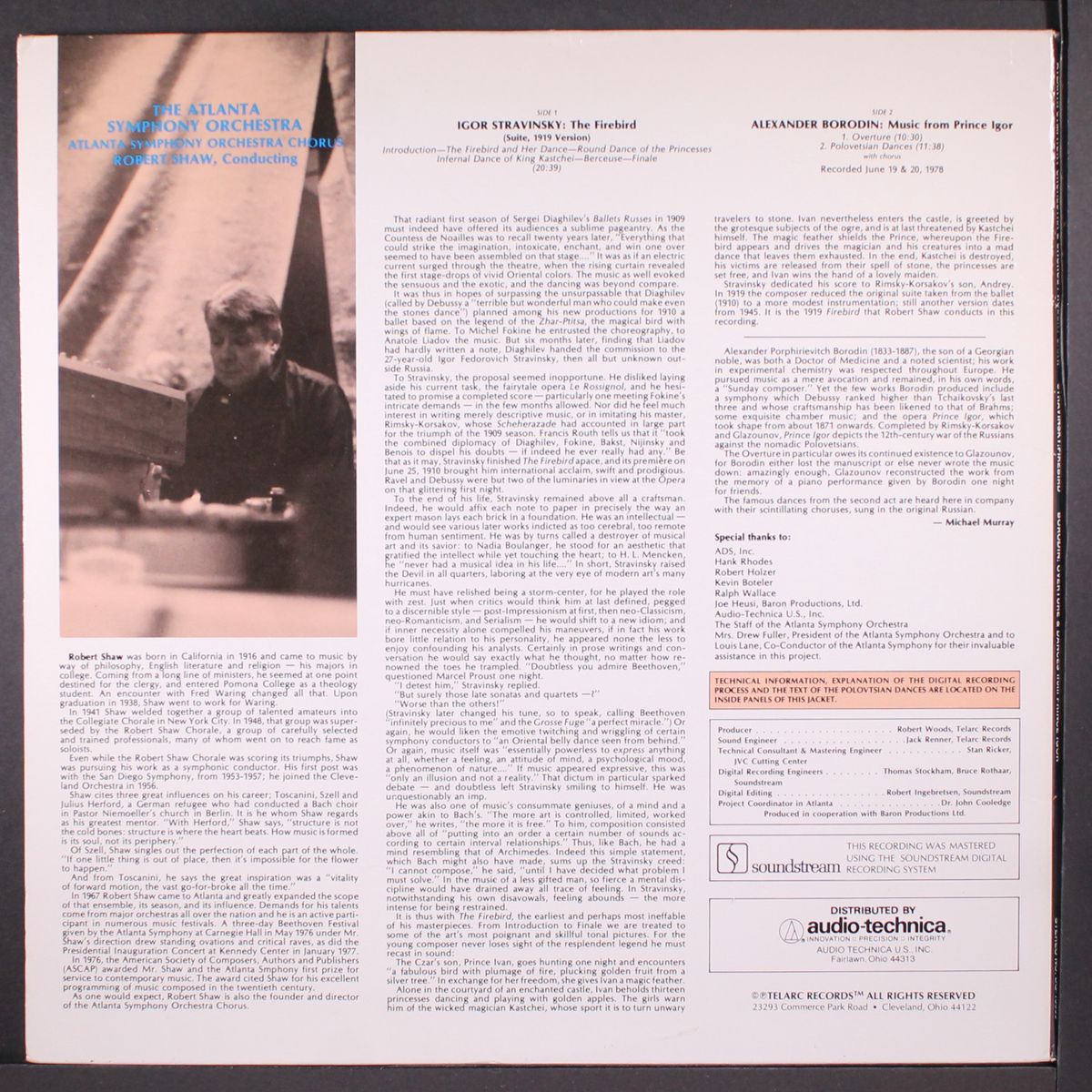 stravinsky: the firebird / borodin: music from prince igor by ROBERT SHAW