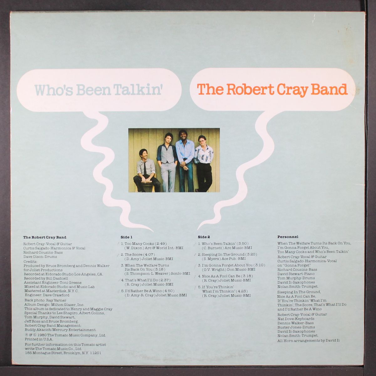 who's been talkin' by ROBERT CRAY